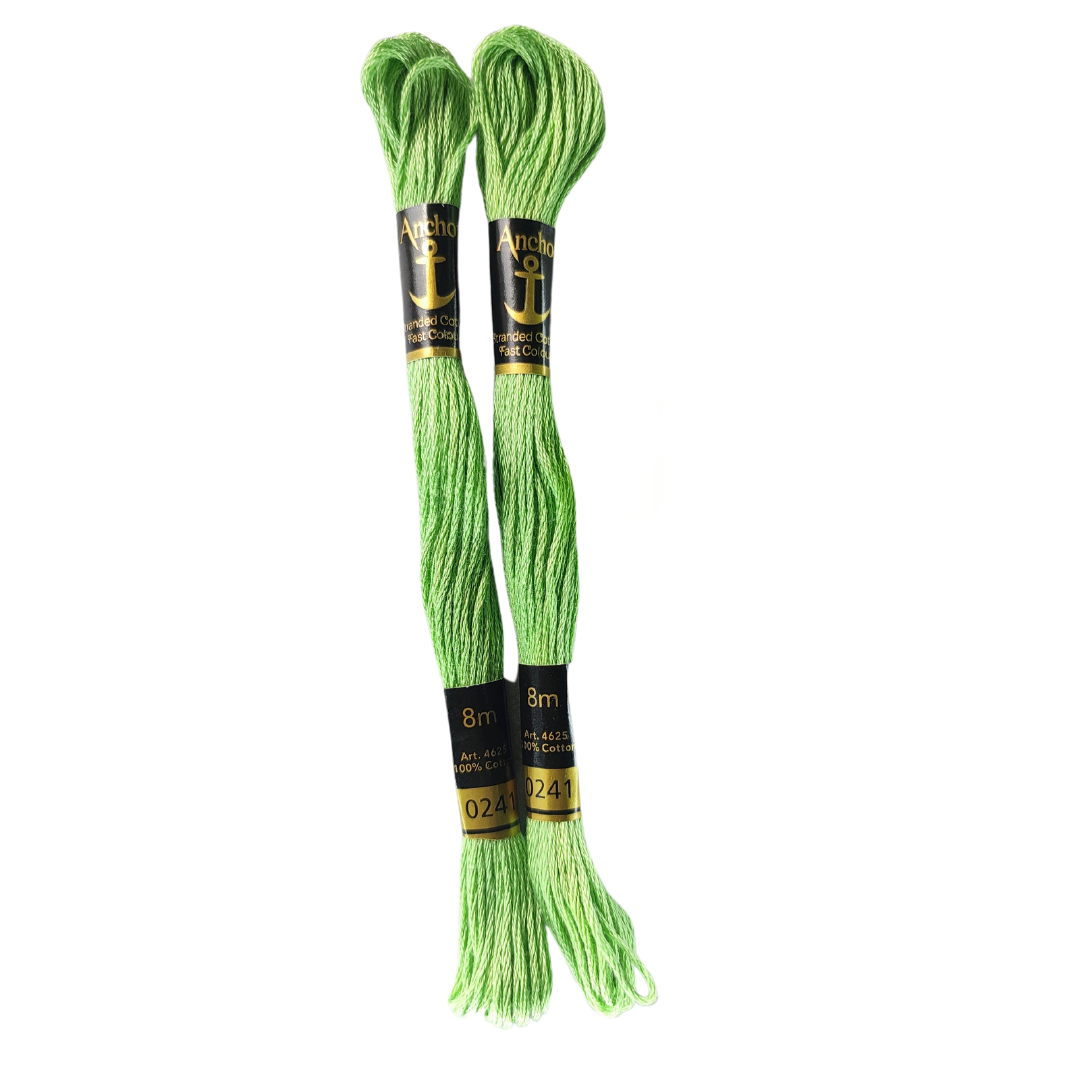 Anchor Thread with code 0421 in light green color