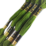 Anchor Embroidery Thread 0269 in dark green color