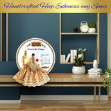 Personalized Wedding Hoop for Couples | North Indian Wedding Anniversary Gift