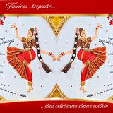 Bharatanatayam Embroidery Customized Art Gift for Special Events